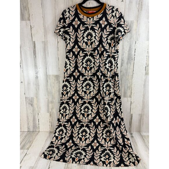 LA DoubleJ Black and Cream Maxi Dress - Picture 2 of 16